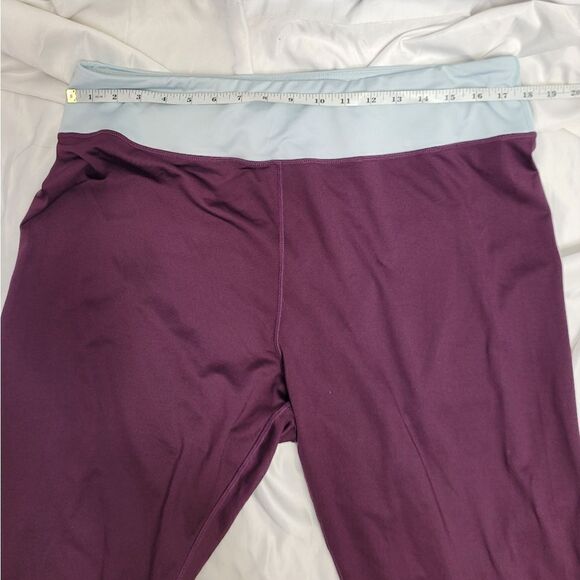 ADORE ME purple cropped Mariam plus sized capri workout‎ leggings 3X - Picture 5 of 7